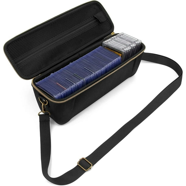 CASEMATIX Top Loader Card Storage Case for Trading Cards with Carry
