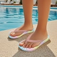 thumbnail image 5 of POLERO Boys Girls Flip Flops Cute Mermaid Scale Print Child Summer Slip-on Thong Sandals Beach Pool Water Shoes(Little/Big Kid) Size 12.5, 5 of 7