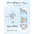 thumbnail image 6 of WINNICACA 2 Sister Necklace Sterling Silver Heart Moonstone Always My Sisters Forever My Friend Jewelry Birthday Anniversary Valentines Mothers Day Gifts for Women, 6 of 6