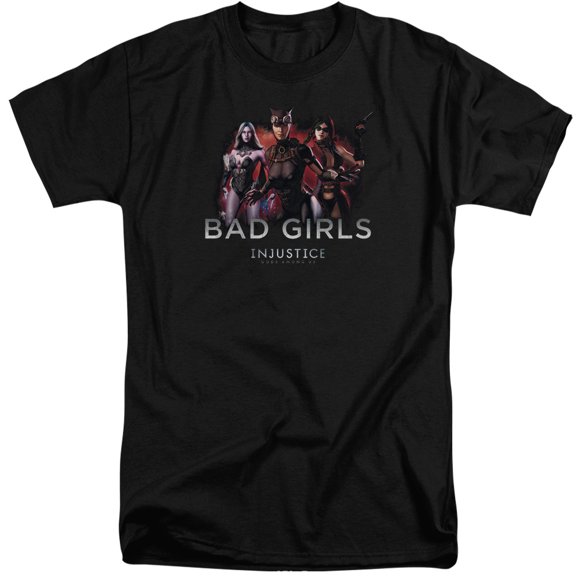 Injustice Gods Among Us Bad GirlS/S S Adult Tall Black