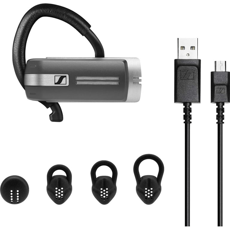 Sennheiser Presence Grey Business 100659 Dual Connectivity Single Sided Bluetooth Wireless Headset for Mobile Devices Grey Walmart