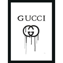 Venice Beach Collection's Fashion Brand Drip Logo Design 14x18 Framed Print