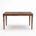thumbnail image 5 of Home Design Pryor 6-Piece Dining Table Set- Rectangular Table, Upholstered Chairs and Bench, Modern Turned Legs Design, Brown, 5 of 17