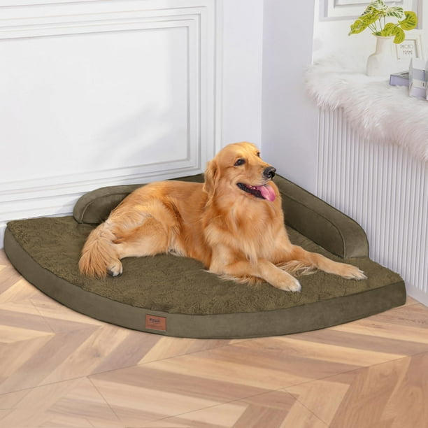 Cama Grande para Perro MEKIY XL Ortopédica con Espuma de Memoria Impermeable