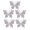 AB Color, variant on LAZIOEGR 5PCS Butterfly Brooch Pin Glass Metal Blue Shiny Rhinestone DIY Accessories for Suits Dresses Phone Cases (1.1x1.4 inches / 28.8x36.5 mm)