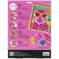 thumbnail image 2 of Vivid by Brea Reese: Clay Painting Art Kit - Wild Tiger - DIY Textured Clay-By-Number, 8 Air Dry Colors, Display Frame, Hot Pink Animal, Picture Craft, 2 of 7