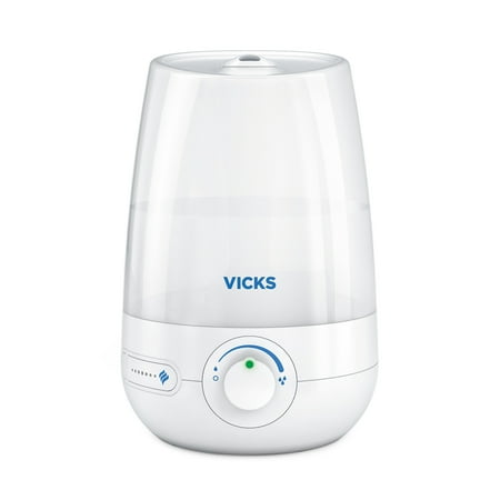 Vicks 1 Gallon Filter Free Cool Mist Humidifier, 400 Sq ft, White, VUL545