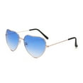 thumbnail image 2 of Sonducket Gafas de sol ligeras con protección UV y opciones de lentes coloridas Gafas de sol para hombres y mujeres Lentes Azul degradado, 2 of 6