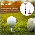 thumbnail image 4 of thinsony 10 Pieces Golf Ball Step Down Tees Portable Multi-colors Holder Plastic Training Practicing Outdoor Sporting Equipment Red, 4 of 5