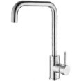 thumbnail image 1 of 360° Swivel Kitchen Faucet Brushed Stainless Steel Single Handle High Spout Kitchen Mixer Tap, 1 of 5