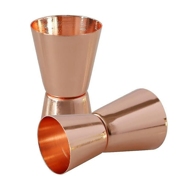 2 vasos medidores de cocina reversibles para coctelera y vertedor (colorido)