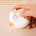 thumbnail image 4 of Cortauñas automático 2 en 1, kit de lima de uñas inalámbrico recargable por USB, 2 velocidades, manicura y pedicura, 4 of 7