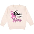 thumbnail image 2 of Inktastic My Mom is My Hero Breast Cancer Awareness Toddler Sweatshirt, 2 of 4