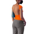 thumbnail image 4 of Top de verano sin espalda, camiseta de manga corta sin espalda con espalda abierta para mujer, camiseta sin espalda recortada hecha con cuidado, 4 of 5