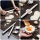 thumbnail image 2 of moldes para hacer dumplings, de acero inoxidable, con rodillo y prensa para envolver dumplings., 2 of 5