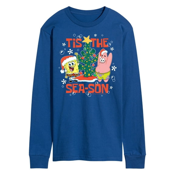 SpongeBob SquarePants - Tis The Season - Men's Long Sleeve T-Shirt