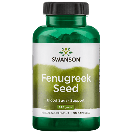 Swanson Fenugreek Seed 610 mg 90 Caps (Best Way To Consume Fenugreek Seeds)