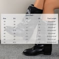 thumbnail image 3 of Viluyesy Mid Calf Boots for Women Fashion Block Heel Round Toe Faux Leather Slouchy Casual Comfortable Shoes Black Size 7.5, 3 of 9