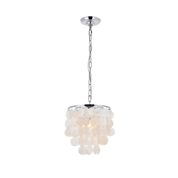 Selene 1 light Chrome Pendant
