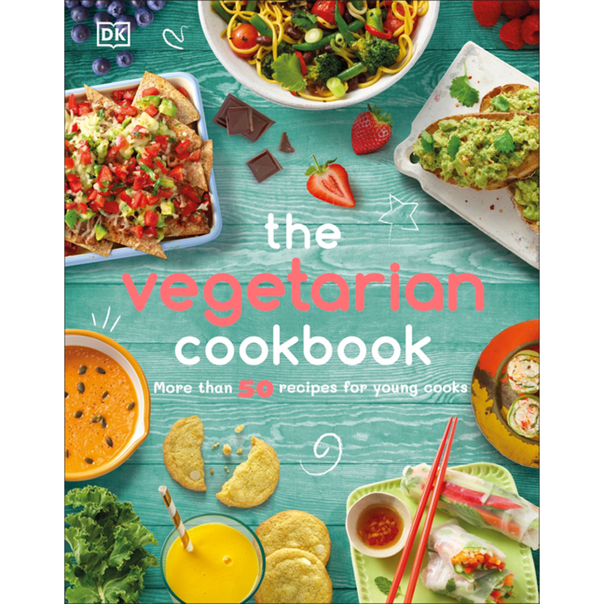 The Vegetarian Cookbook: More Than 50 Recipes for Young Cooks, (Hardcover)