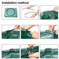 thumbnail image 4 of Sacs de Jardin Réutilisables Sac de Rangement Portable Robuste Sac Poubelle Pliable pour Feuilles de Pelouse, 4 of 9