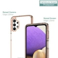 thumbnail image 3 of Galaxy A52 5G Case (Model SM-A526), Hard Plastic Clear Back Case, Durable Silicone Cover, Slim Thin Lightweight Protector, Shockproof Protective Case for Samsung Galaxy A52 5G 6.5 Inch (Rosegold), 3 of 6