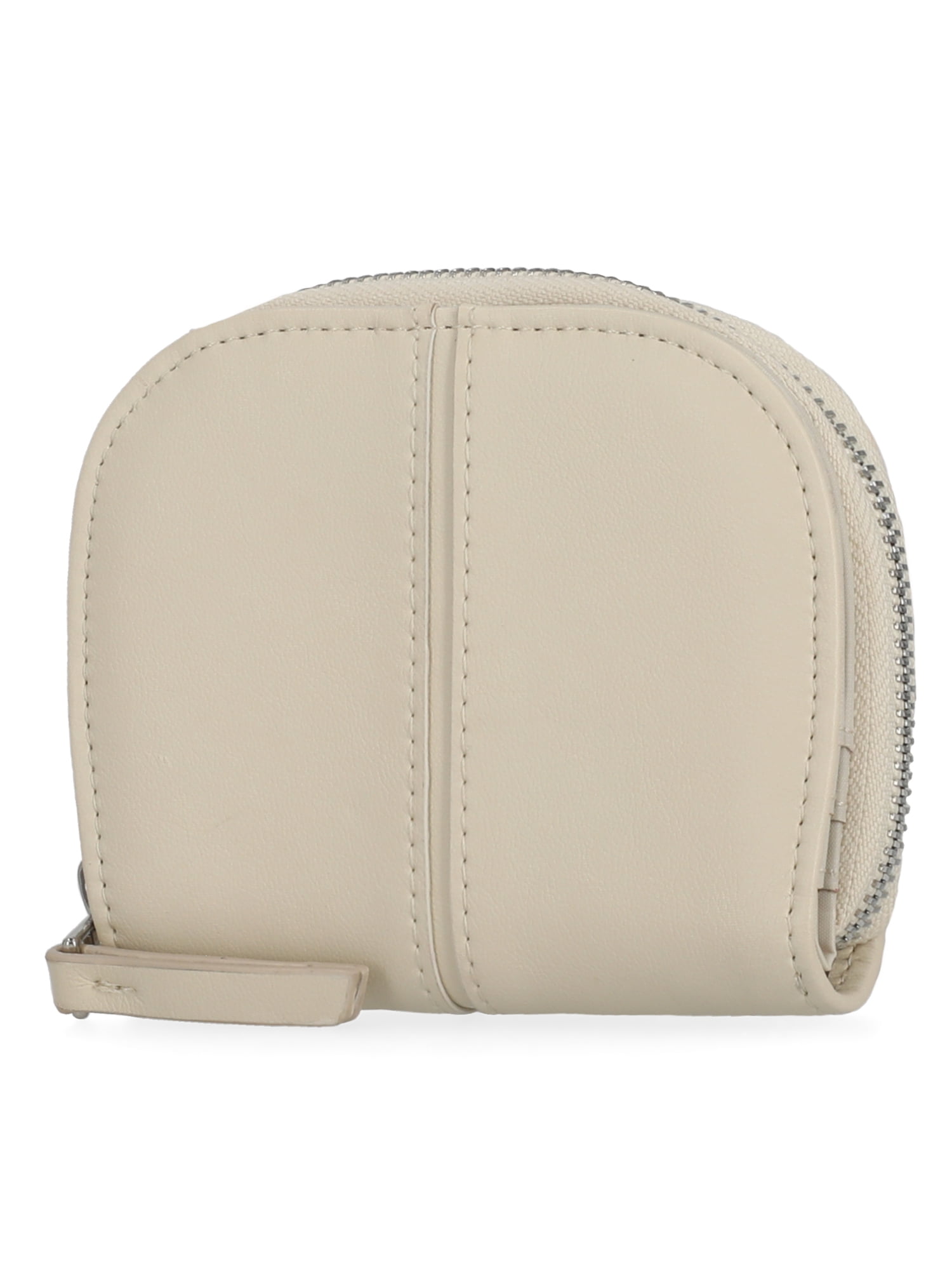 Time and Tru Women's Becca Zip Around Wallet Solid Beige