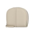 thumbnail image 2 of Time and Tru Women's Becca Zip Around Wallet Solid Beige, 2 of 4