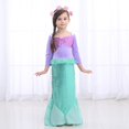 thumbnail image 3 of Vestido de sirena para niñas de Navidad, vestido de noche de manga larga, vestido de niñas con cuentas, vestido de princesa, 3 of 4