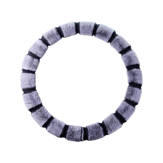 Housse de Volant Housse de Volant de Voiture Imitation Laine Poils Courts Hiver Universelle Housse de Poignée Résistante au Chaud et au Froid Housse de Poignée Anti-Peluches Housse de Volant de Voiture