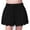 Black, variant on LADIGASU Girls' Medium And Large Cotton And Linen Loose able Lace Splicing Shorts With Drawstring