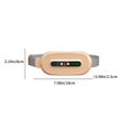 thumbnail image 3 of Heated Lumbar Massager, Heated Lumbar Massager For Menstrual Pain Relief, Hot Vibrating Heated Lumbar Belt, Precious Girl Gift Khaki, 3 of 6