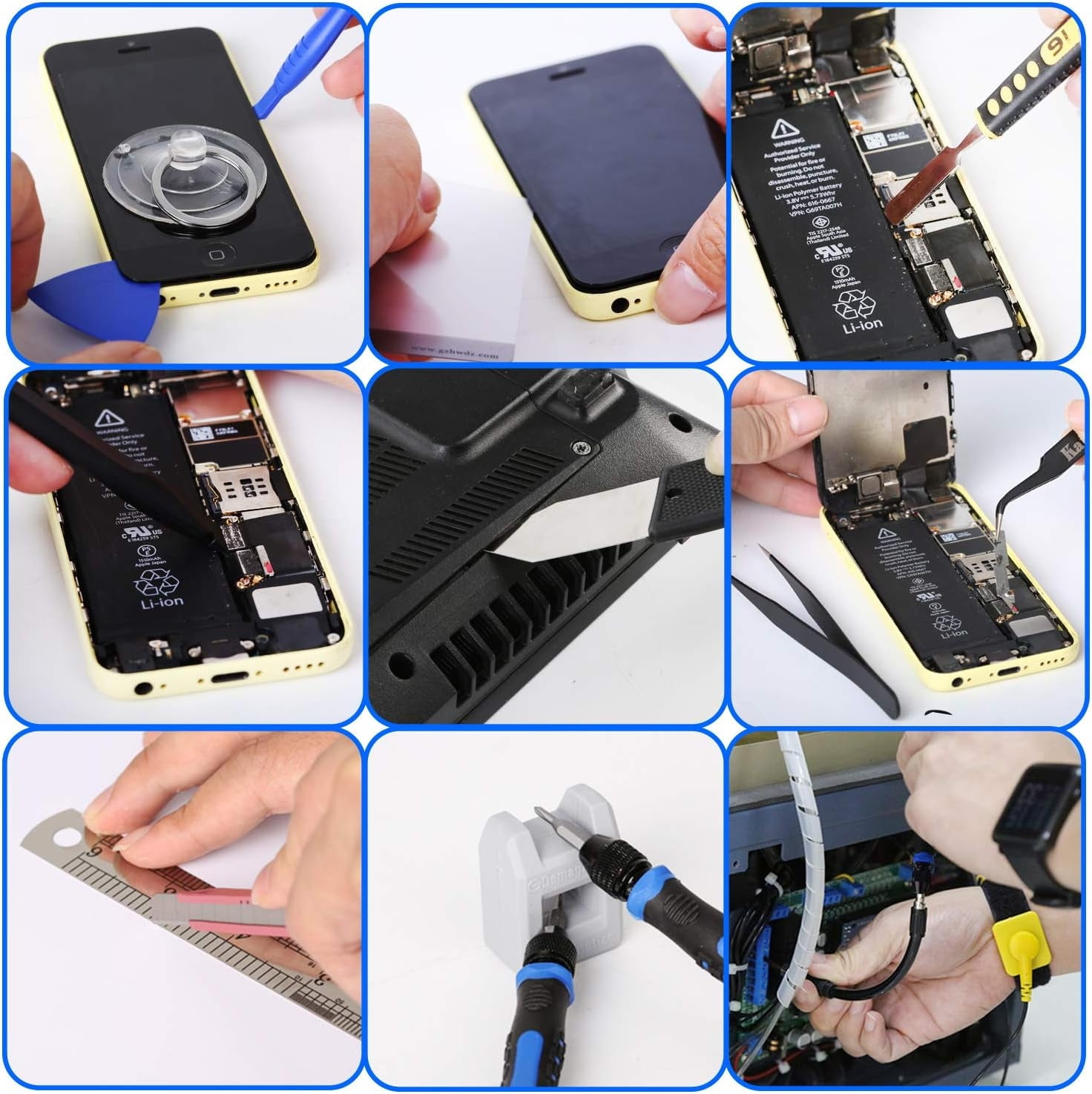 136 in 1 Electronics Repair Tool Kit Professional Precision Screwdriver Set Magnetic Drive Kit with Portable Bag