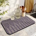 thumbnail image 3 of 2 Pack Washable Rubber Bohemian Vintage Floral Dish Drying Mats for Kitchen Counter Home Large Coffee Bar Pad Accessories and Decor for Utensils Stemware (2pcs 19.5''x12''), 3 of 6