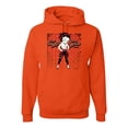 thumbnail image 1 of Wild Bobby, Betty Boop Sugar and Spice Wink Betty Boop Unisex Hoodie Sweatshirt, Orange, X-Large, 1 of 5