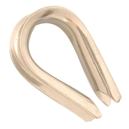 

Campbell Chain Wire Rope Thimble Stainless Steel 1/16 -1/8 Case of 10
