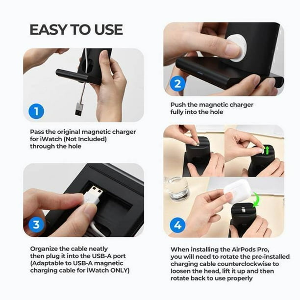 Seneo 3 in 1 wireless charger hotsell