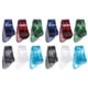 thumbnail image 1 of 12pcs dedo pulgar púas de guitarra paletas clavos plectrums púas de guitarra de celuloide para bajo (rojo / blanco / / azul claro / azul oscuro / verde cada color 2 piezas), 1 of 4