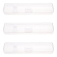 thumbnail image 1 of MasteelfCA 3 Pcs Convenient Storage Containers for Toothbrush Comb Toothpaste (Transparent Color), 1 of 8