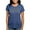 Heather Blue, variant on - Alpha Sigma Phi Greek Letters Gold T Shirt - Womens Tri-blend T-Shirt