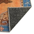 thumbnail image 7 of Unique Loom Thomas Timeless Rug Orange/Brown 2' x 6' 1" Runner Medallion Transitional Perfect For Bathroom Hallway Mud Room Laundry Room, 7 of 7