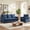 Navy Blue, variant on Mjkone Chenille Sectional Sofa Sets,3 Pieces Living Room Furniture Sets,Couch Sets for Living Room,3-Seater + Loveseat + Armchair,Navy Blue