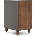 thumbnail image 5 of Finch Sawyer 3-Drawers Solid Ash Wood Frame Cabinet in Brown, 5 of 8