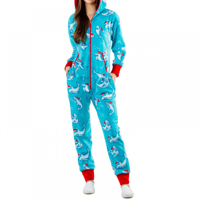 Combinaisons à capuche Anime pour femmes et hommes, grenouillères cosplay de Noël imprimées avec fermeture éclair, pyjamas une pièce pour adultes, vêtements de détente pour filles