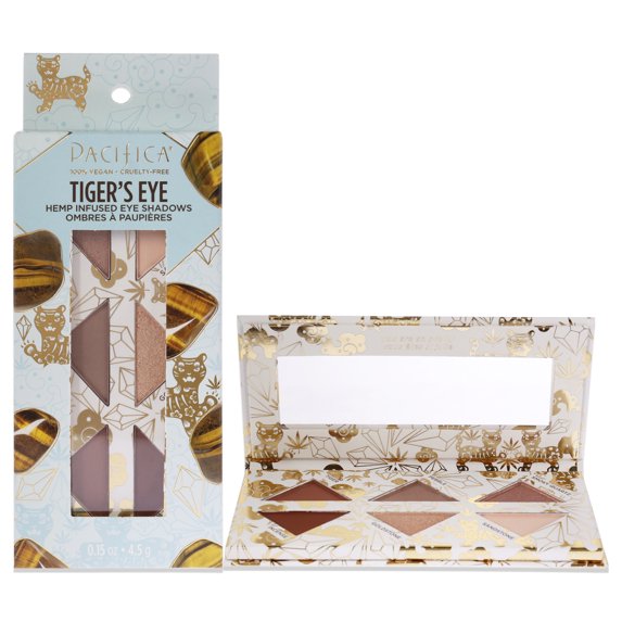 Pacifica Tigers Eye Hemp Infused Eye Shadow - Pack of 2, 0.15 oz Eye Shadow