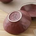 thumbnail image 3 of Stone Lain Serafina 16-Piece Dinnerware Set Stoneware, Wine, 3 of 6