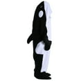 thumbnail image 4 of Wearable Whale Blanket Onesie for Adult Hoodie Super Soft Comfortable Whale Costume Animals Sleeping Bag, 4 of 6