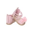 thumbnail image 2 of Gureui Toddler Infant Baby Girls Sandals, Casual Flower Patchwork Bandage Soft Sole Non-Slip Princess Flat Shoes, 2 of 7
