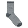 thumbnail image 4 of No Boundaries Women's Ribbed Mid Crew Socks, 6-Pack, Women's, Shoe Sizes 4-10, 4 of 8