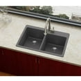 thumbnail image 3 of Elkay Elx250r Quartz Luxe 33" Double Basin Kitchen Sink For Drop-In Installation -, 3 of 5